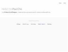 Tablet Screenshot of paulcho.net